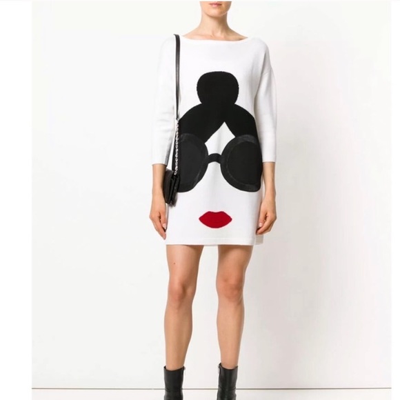 Alice Olivia Stace Face Sweater Dress 
